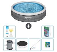 Bestway Fast Set, piscina redonda - 366 x 76 cm - 5 piezas, modelo S299
