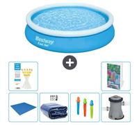 Bestway Fast Set, piscina redonda - 366 x 76 cm - 5 piezas, modelo S46
