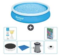 Bestway Fast Set, piscina redonda - 366 x 76 cm - 5 piezas, modelo S74