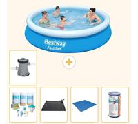 Bestway Fast Set, piscina redonda - 366 x 76 cm - 6 piezas - Modelo S21997