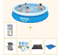 Bestway Fast Set, piscina redonda - 366 x 76 cm - 6 piezas - Modelo S22021