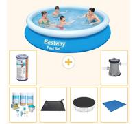 Bestway Fast Set, piscina redonda - 366 x 76 cm - 7 piezas - Modelo S21382