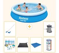 Bestway Fast Set, piscina redonda - 366 x 76 cm - 7 piezas - Modelo S21996