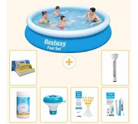 Bestway Fast Set, piscina redonda - 366 x 76 cm - 7 piezas - Modelo S22266