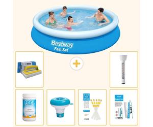 Bestway Fast Set, piscina redonda - 366 x 76 cm - 7 piezas - Modelo S22266