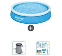 Bestway Fast Set, piscina redonda - 366 x 76 cm - de 3 piezas, modelo S22278