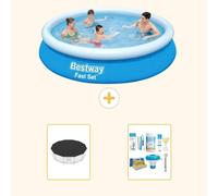 Bestway Fast Set, piscina redonda - 366 x 76 cm - de 3 piezas, modelo S22653