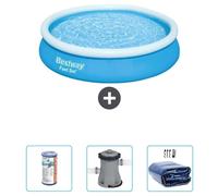 Bestway Fast Set, piscina redonda - 366 x 76 cm - de 4 piezas - modelo S22265