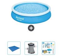 Bestway Fast Set, piscina redonda - 366 x 76 cm - de 4 piezas - modelo S22267