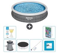 Bestway Fast Set, piscina redonda - 366 x 76 cm - de 5 piezas, modelo S191