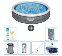 Bestway Fast Set, piscina redonda - 366 x 76 cm - de 5 piezas, modelo S194