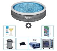 Bestway Fast Set, piscina redonda - 366 x 76 cm - de 5 piezas, modelo S216