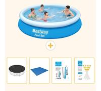 Bestway Fast Set, piscina redonda - 366 x 76 cm - de 5 piezas, modelo S22654