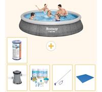 Bestway Fast Set, piscina redonda - 396 x 84 cm - 6 piezas - Modelo S21447