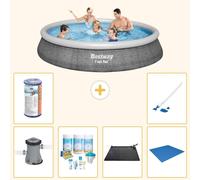 Bestway Fast Set, piscina redonda - 396 x 84 cm - 7 piezas - Modelo S22028
