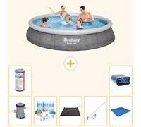 Bestway Fast Set, piscina redonda - 396 x 84 cm - 8 piezas - Modelo S21452