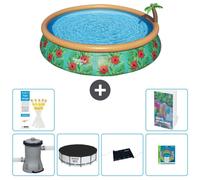 Bestway Fast Set, piscina redonda - 457 x 84 cm - 5 piezas, modelo S211