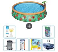 Bestway Fast Set, piscina redonda - 457 x 84 cm - 5 piezas, modelo S224