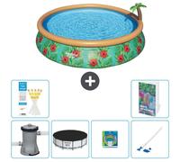 Bestway Fast Set, piscina redonda - 457 x 84 cm - 5 piezas, modelo S269