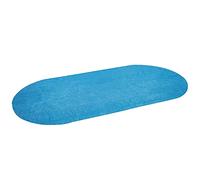 Bestway Flowclear - Cubierta Ovalada de Calor Solar de 14 pies x 8 pies de 2 Pulgadas para Piscinas elevadas y enterradas, Color Azul (Solo Cubierta)