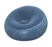 Bestway Inflate-A-Chair Sillón de Aire 112x112x66 cm Azul - Sillón Hinchable para Interior y Exterior, cómodo para Acampar, Silla de Juego Estable para Dormitorio Juvenil, Vinilo Resistente