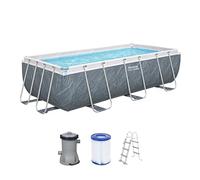 Bestway Juego de Piscina Rectangular de 13'3" x 6'7" x 39.5"/4.04 m x 2.01 m x 1 m