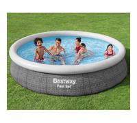 Bestway Juego de piscina redondo 366x76 cm