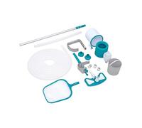 BESTWAY Kit de Mantenimiento para Piscinas Deluxe AquaClean con Pértiga 279 cm Azul