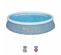 Bestway Kit Piscina Hinchable Fast Set 396 x 84 cm Redonda