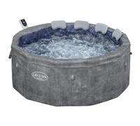 Spa Hinchable Bestway Lay-z-spa Carrara Con Tecnología Energy-efficient Smart Airjet Ø170 X 65 Cm Para 4-6 Personas En Color Gris Piedra | Airjet 140 Chorros