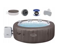 Bestway® LAY-Z-SPA® Hidromasaje Dominica HydroJet™ con conexión Wi-Fi, Ø 196 x 71 cm, redondo