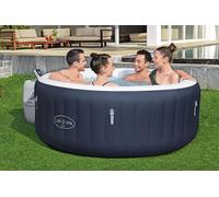Bestway® LAY-Z-SPA® Hidromasaje Miami AirJet™ de bajo consumo energético, para 4 personas, diámetro 180 x 66 cm, color azul oscuro