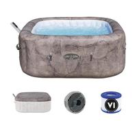 Bestway Lay-Z-Spa Roma AirJet 6001K - 180x180x71 cm - Piscina hidromasaje spa para 5-6 personas