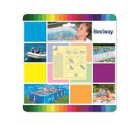 Bestway Parche para Piscina Hinchable 10 Unidades 65x65 mm Jardin 62091