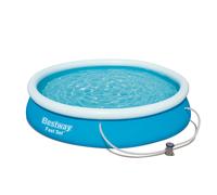 Bestway Piscina Desmontable Autoportante Bestway Fast Set 366x76 cm Depuradora de cartucho de 1.249 L/H Blue 366 x 366 x 76 cm