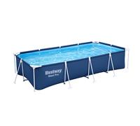 Bestway Piscina Desmontable Rectangular Bestway Steel Pro 400x211x81 cm Capacidad para 5.700 Litros Color Azul Blue 400x211x81cm.
