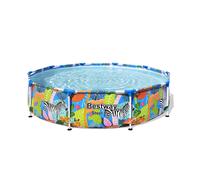 Bestway Piscina Desmontable Tubular Infantil Bestway Steel Pro 305x66 cm Multicolor 305x305x66cm.