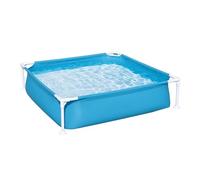 BESTWAY Piscina Desmontable Tubular Infantil My First Frame Pools 122x122x30,5 cm Azul