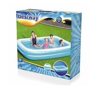 Bestway Piscina Hinchable 2 Camaras Rectangular 305x183x46 cm +3 Años Jardin 54150