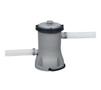 Bestway Piscina Hinchable Adulto Aro Ratan con Depurador 475x84 cm Gris