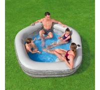 Bestway Piscina Hinchable Familiar 213x206x53 cm +6 Años Jardin 54423