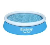 Bestway Piscina hinchable Fast Set redonda azul 183x51 cm