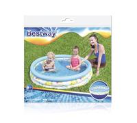 Bestway Piscina Hinchable Infantil 3 Aros Coral 122x25 cm +2 Años Jardin 51226