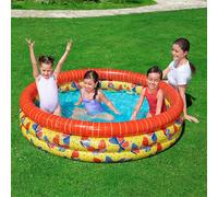 Bestway Piscina Hinchable Infantil 3 Aros Mariposas 168x38 cm +2 Años Jardin 51202