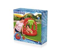 Bestway Piscina Hinchable Infantil con Techo Suelo Acolchado 91x91x91 cm +2 Años Jardin 52387