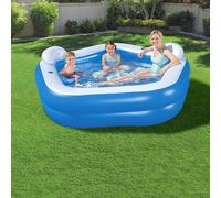 Bestway Piscina Hinchable Octogonal con Asientos y Reposacabezas 213x206x69 cm