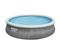 Bestway Piscina Hinchable Redonda Fast Set Rattan 457x107 Cm