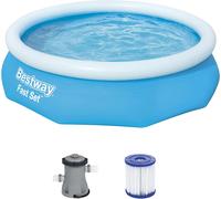 Bestway 57458 Round Inflatable Pool Azul 305 x 66 cm