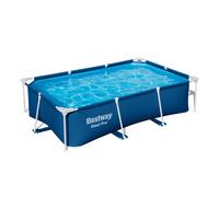Bestway Piscina Rectangular Sin Depuradora Bestway Steel Pro 259 x 170 x 61 cm Capacidad 2.300 Litros Blue 259x170x61cm.
