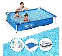 Bestway Pool Steel Pro, 221x150x43 cm - Pack de piscina